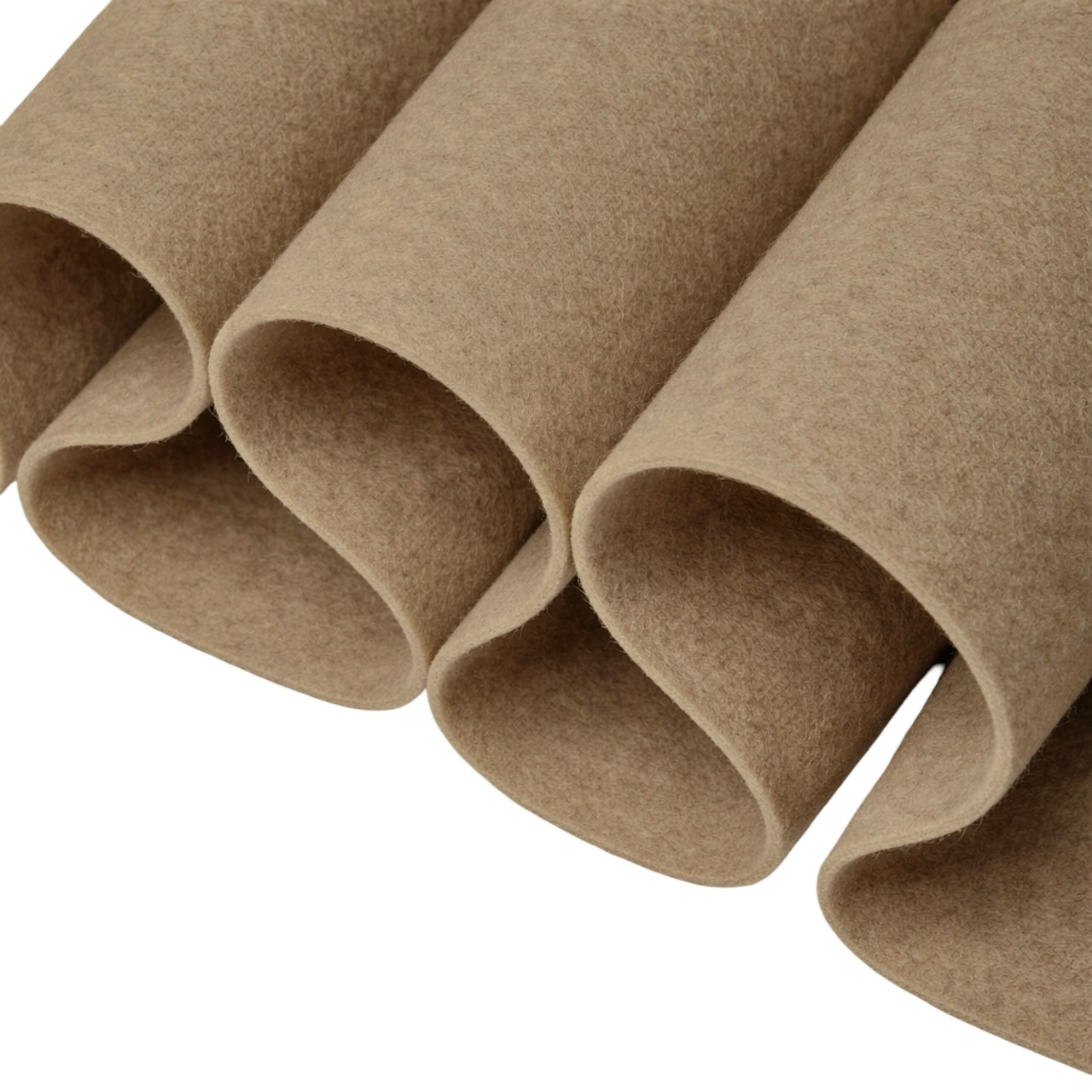 FabricLA Craft Felt Fabric - 72" Inch Wide & 1.6mm Thick Non-Stiff Felt Fabric by The Yard - Use This Soft Felt Roll for Crafts - Felt Material Pack - Sandy Felt, 9 Continuous Yards